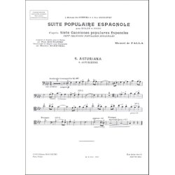 Asturiana : Pour Violoncelle & Piano